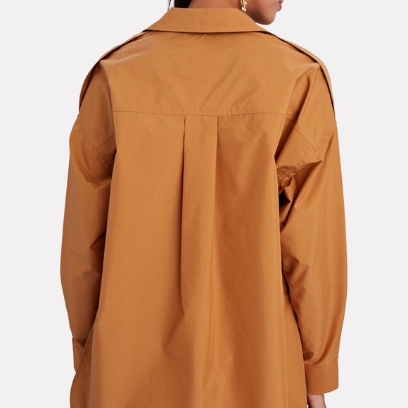 3.1 PHILLIP LIM Bra-Detail Oversized Poplin Shirt US4 - Picture 5 of 13